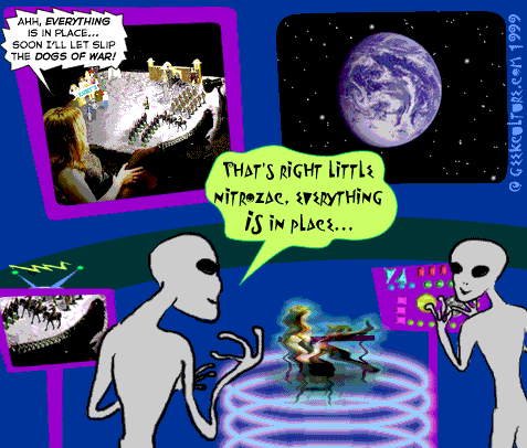 The Aliens plan their week...