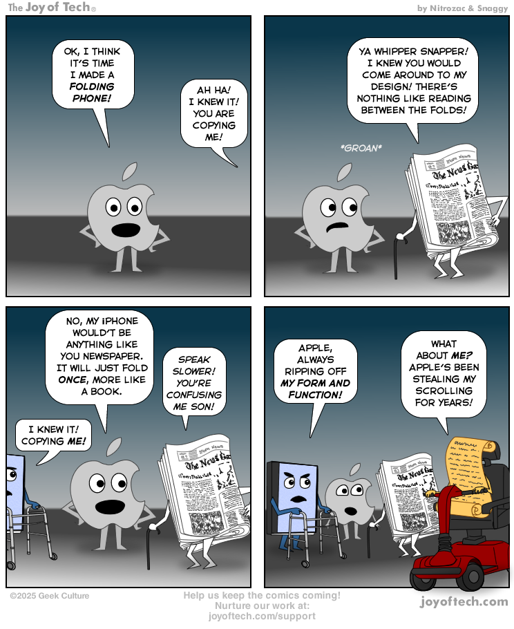 An Apple folding phone?